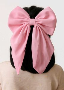 Oversized Pink Bow Hair Clip