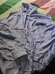 Striped Button-Down Shirt