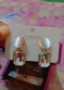 Korean Style Silver Plated Earrings