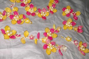 floral haldi combo