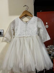 Sparkly White Party Dress