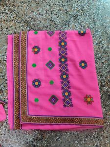 Pink Mekhela Beautiful Saree