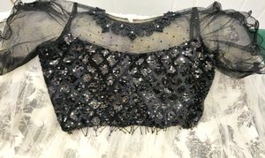 SIX LAYER NET LEHENGA-CHOLI