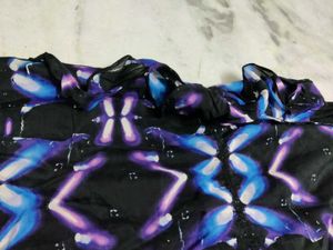 Galaxy Print One Shoulder Dress