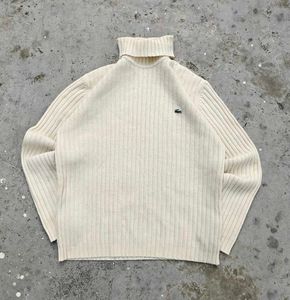 Y2K AESTHETIC Lacoste Turtleneck Sweater