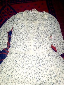 Soft Floral Fency Gown With jacket