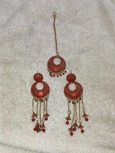Traditional Red Earings
