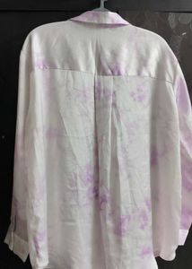 Tie Die Satin Shirt By AND