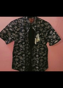 JOHN PLAYERS Tropical Print Short Sleeve Shirt