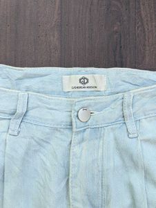 Light Wash Wide Leg Jeans