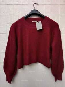 New with tag Pinterest Stylish Maroon Knit Sweater