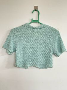 Mint Green Cropped Top