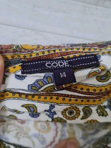 Paisley Print Sleeveless Top