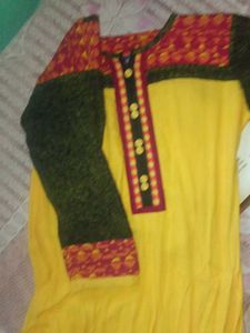 Stylish Yellow Kurti