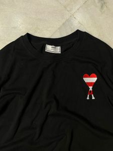 Ami Paris Authentic Black Tee