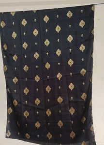 Black &amp; Gold Patterned Fabric