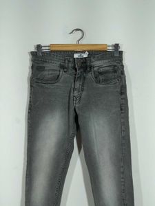 Grey Faded Jean&#39;s For Men&#39;s