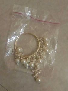 Pearl Hoop Earrings