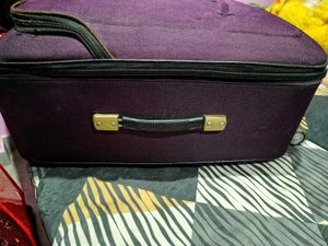 Purple Travel Suitcase