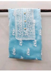 Elegant organza dress material