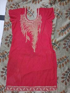 Red Kurta Eid Dress