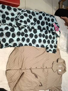 Polka Dot & Cookie Print Pajama Set