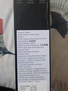 Airtel Xstream Stick