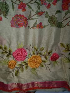 Flowered Saree
