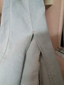 Light Wash Flared Jeans