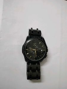 TISSOT full black chronograph working watch
