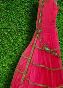 Radiant Pink Princess Gown
