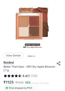 Rom&amp;Nd Better Than Eyes-- M01 Dry Apple Blossom