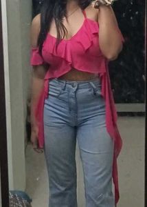 Ruffled Pink top