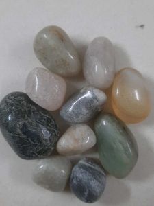 Set of 10 Agate - Multicolor Healing Stone