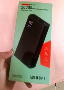 Wingfi 20000 mAh Power Bank 22.5W FAST CHARGE ✓