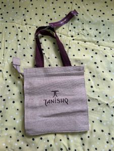 Tanishq Jute Bag For Jewellery