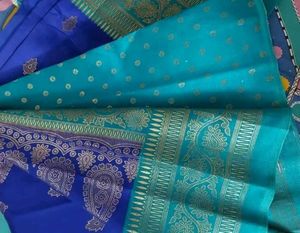 Mysore Silk Saree With Foil Print