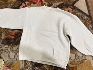 White Knit Sweater