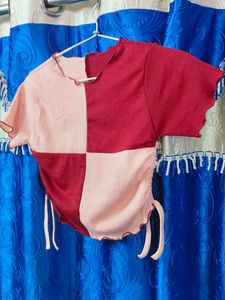 Two-Tone Crop Top