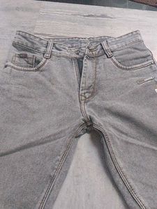 Gray Denim Jeans