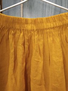Mustard Kurta With Pant Set