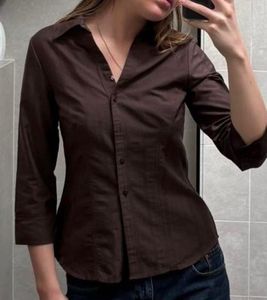 Y2K Button down blouse