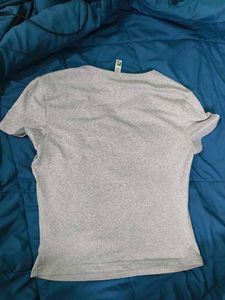 Grey California Printed Crop Top – Newme