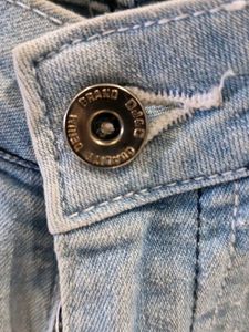 Ice Blue Mid Waist Super Soft Denim
