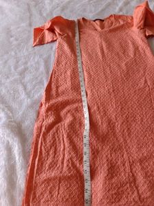 Peach Color Kurti