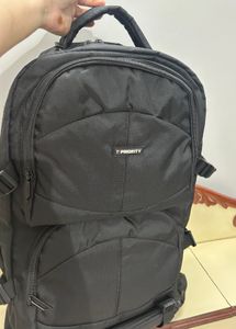 Priority Black Backpack- New
