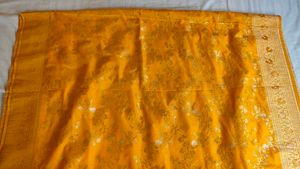 Yellow Floral Saree