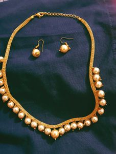 Neckless With Cute Jhumki For Girls And Womens. ..