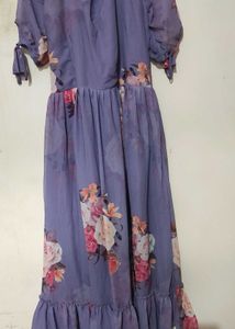 Floral Printed Frock Totally New