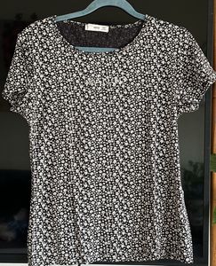 Mango Floral Print Tee